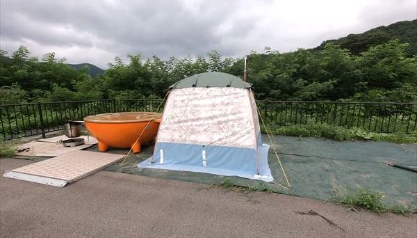 川原湯温泉駅キャンプ場