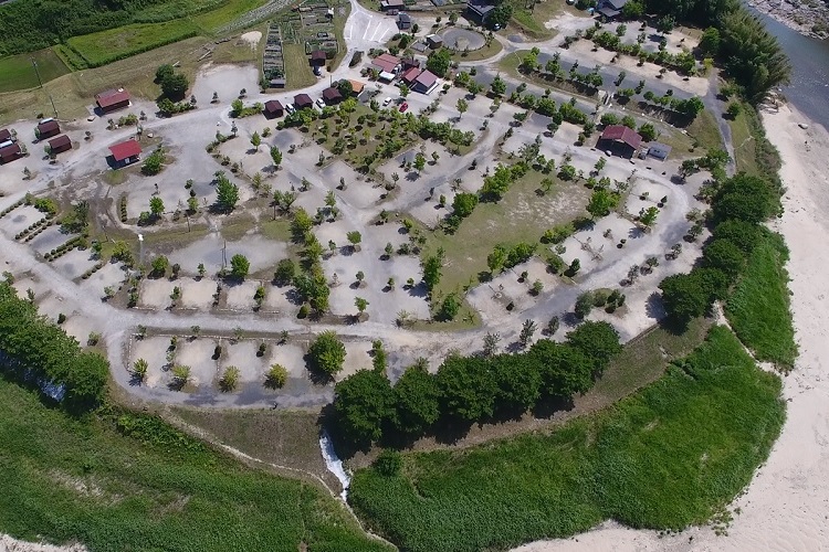 OKオートキャンプ場空撮
