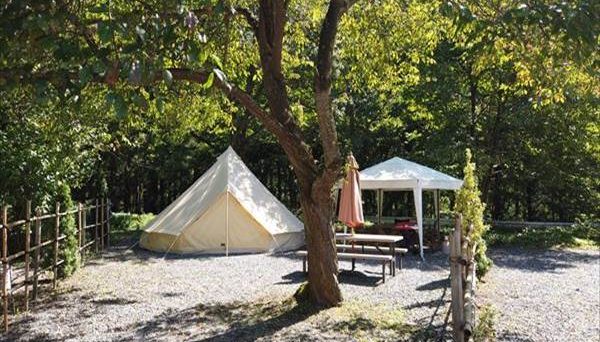 Minakami Campsite Tipi & River Stone