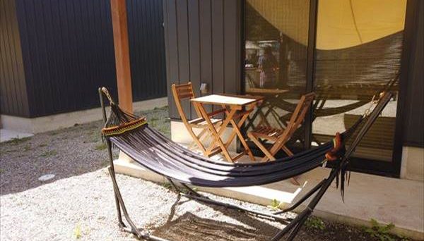 Minakami Campsite Tipi & River Stone