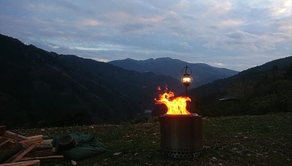 古民家宿「お山の宿みちつじ」キャンプエリア