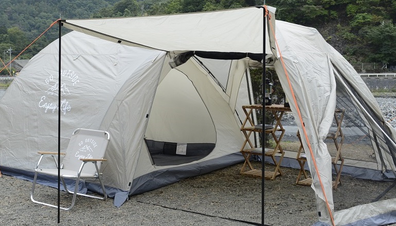 モンテ-スクリーン2ルームドームテント