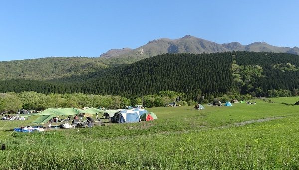 久住高原沢水キャンプ場