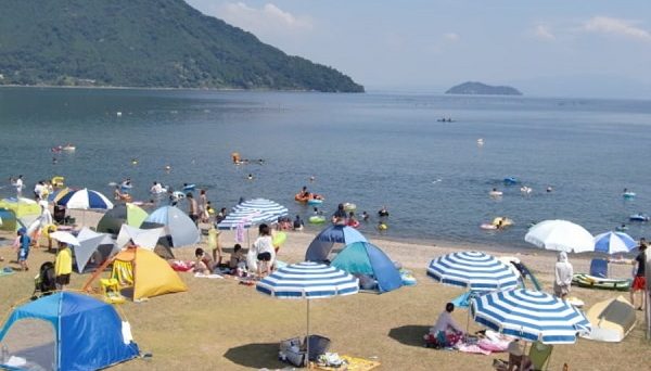 マキノサニービーチ　高木浜オートキャンプ場