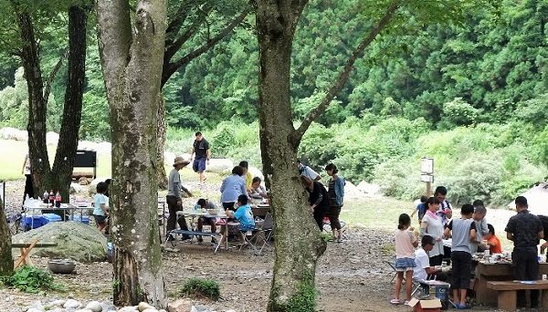 魚津市片貝山ノ守キャンプ場
