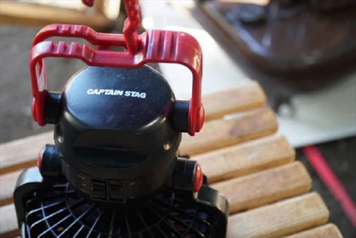 キャプテンスタッグ｜ファン付きLEDライトデザイアー