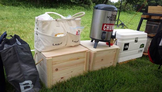 収納　キャンプスタイル