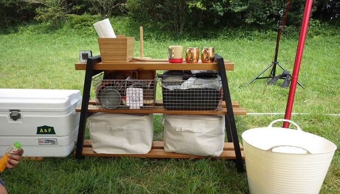 収納　キャンプスタイル