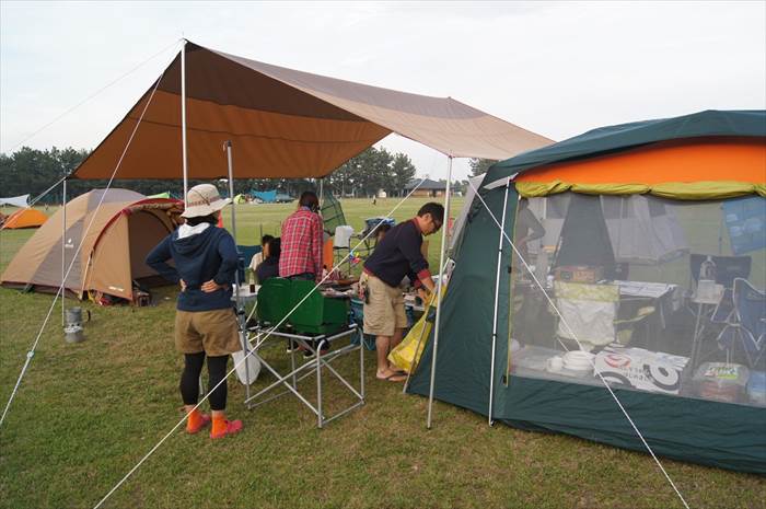 サウスフィールドのスクリーンタープ