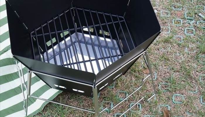 ブラックラベル ヘキサステンレス ファイアグリル