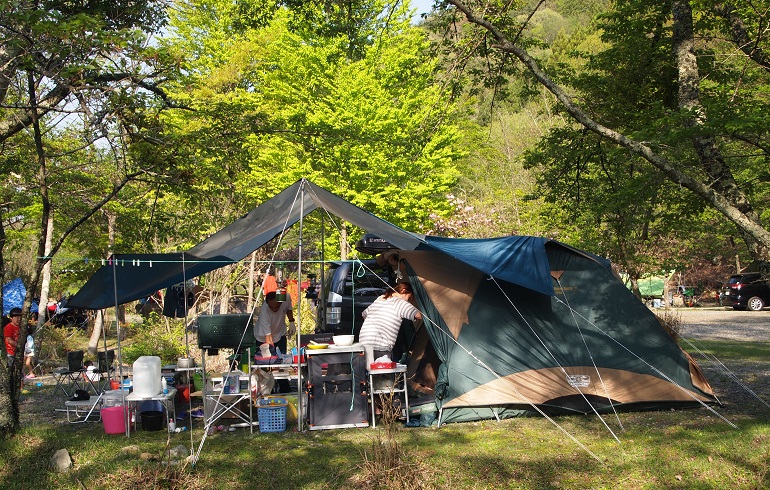 仲良し三人組キャンパーさん