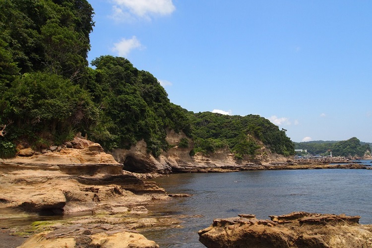 海沿いキャンプ場