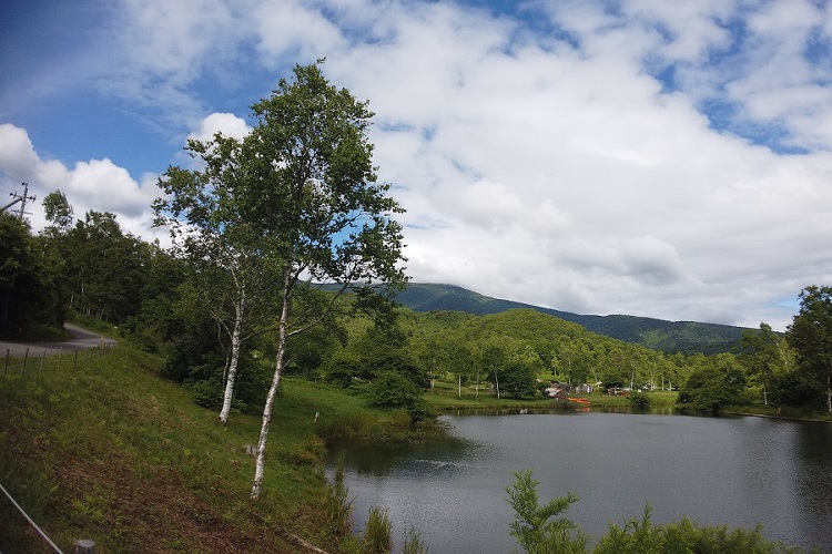 高原のキャンプ場